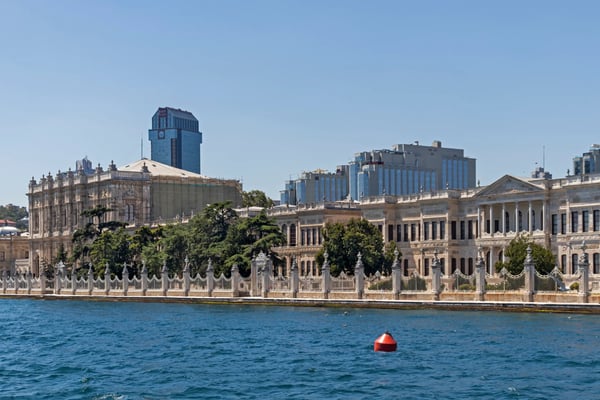 bosporus to dolmabahce palace city of istanbul