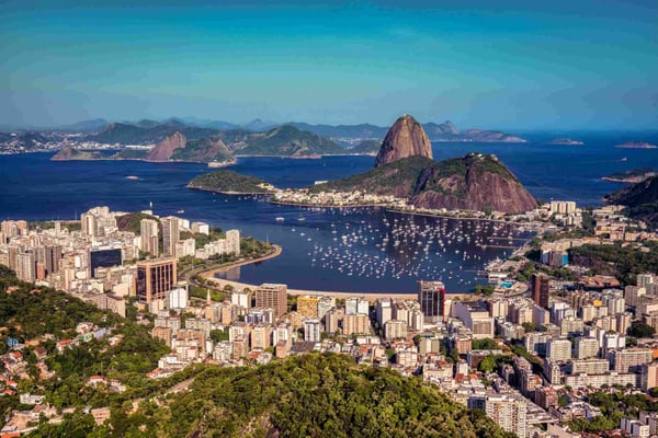 botafogo bay and sugarloaf mountain