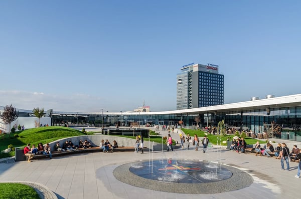 bucharest romania floreasca promenada city center on in bucharest romania 