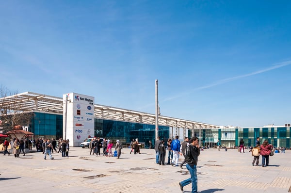bursa turkey shopping center in central district of