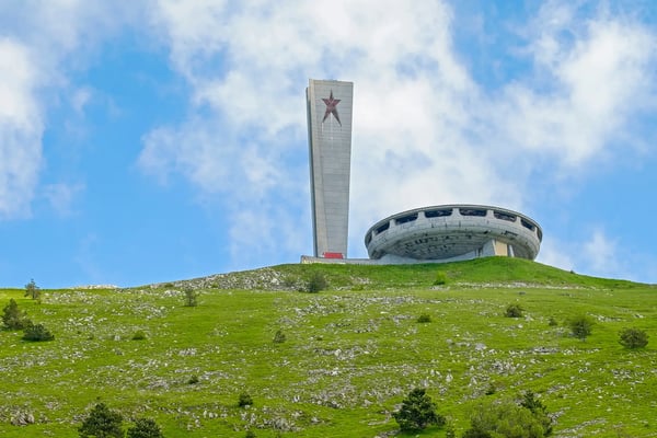 buzludzha abandoned communistic building in bulgaria 