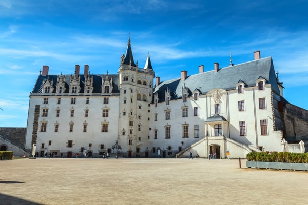 castle of the dukes of brittany in nantes france