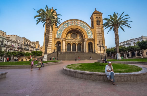 cathedral of the scacred har in oran algeria
