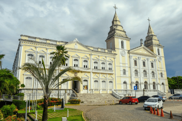 cathedral victoria at sao luis do maranhao on brazil