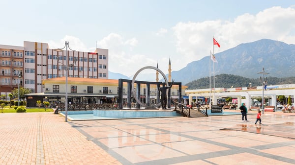 central square in kemer turkey