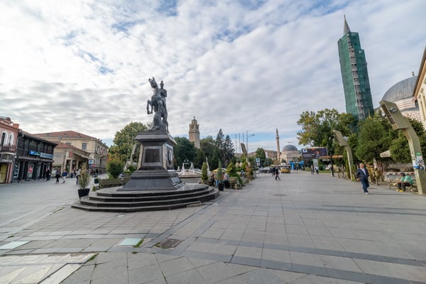 chirok sokak main pedestrian street of