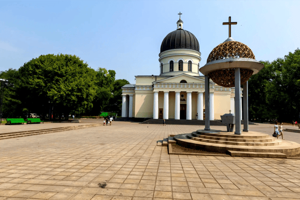 chisinau moldova cathedral park in chisinau moldova nativity cathedral