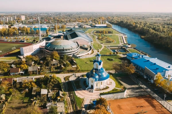 church of the nativity of the blessed virgin mary and sports stadium belarus