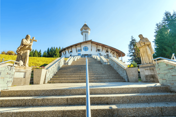 church of virgin mary in zivcakova pilgrimage site slovakia