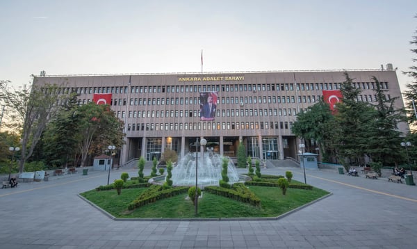 city courthouse in ankara adalet sarayi located in sihhiye neighborhood