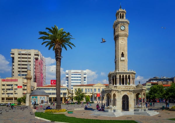 clocktower in konak square izmir