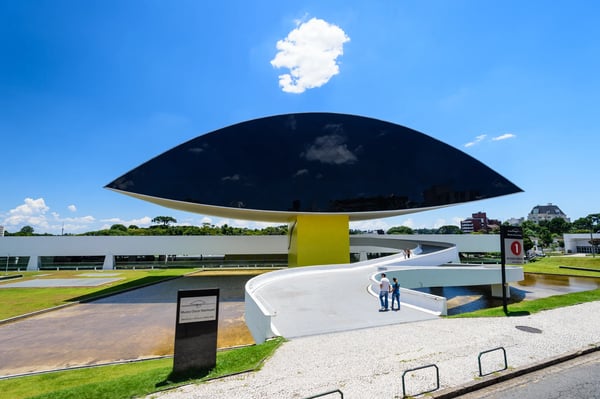 curitiba brazil oscar niemeyer museum aka mon in curitiba parana state brazil 