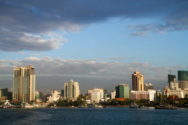 dar es salaam view form the ferry