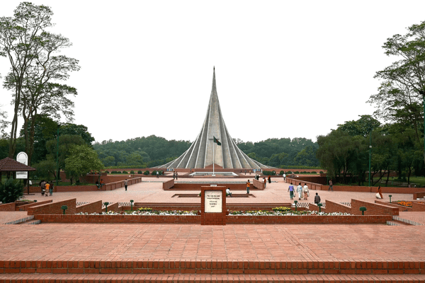 dhaka bandladesh the national martyrs memorial jatiya smriti saudha designed by syed