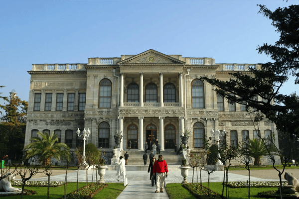 dolmabahce palace in istanbul turkish