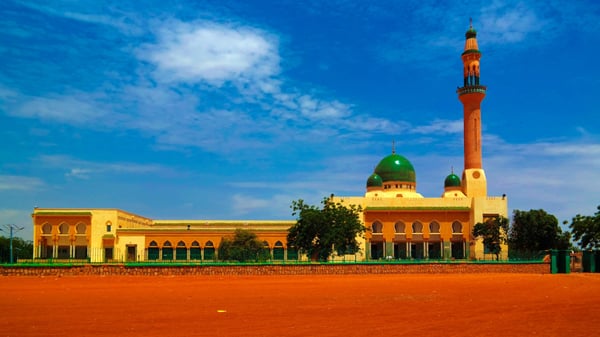  exterior view to Niamey Grand mosque 