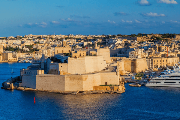 fort st angelo in birgu town malta 