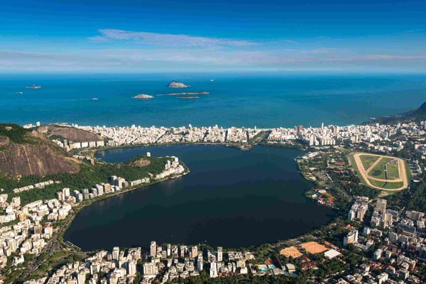 freitas lagoon from the corcovado mountain