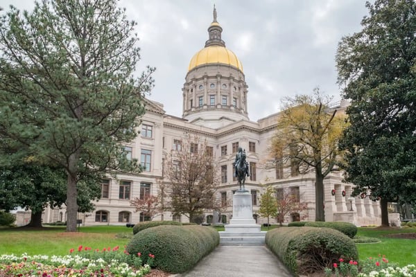 georgia state capitol building in atlanta georgia usa 