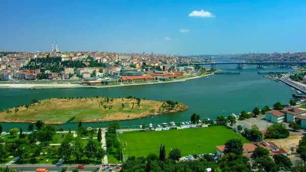 golden horn halic in ankara turkey