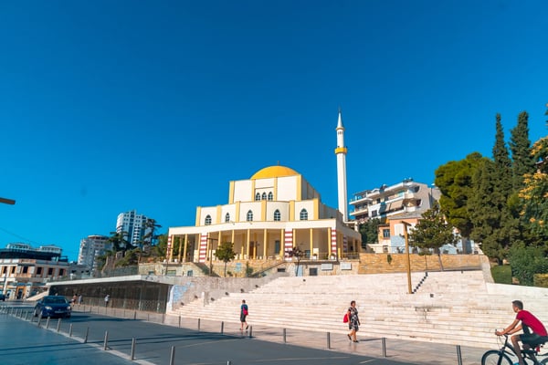 grand fatih mosque of durres the mosque built by ottoman empire