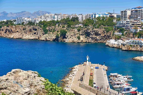 green park and landmarks in antalya