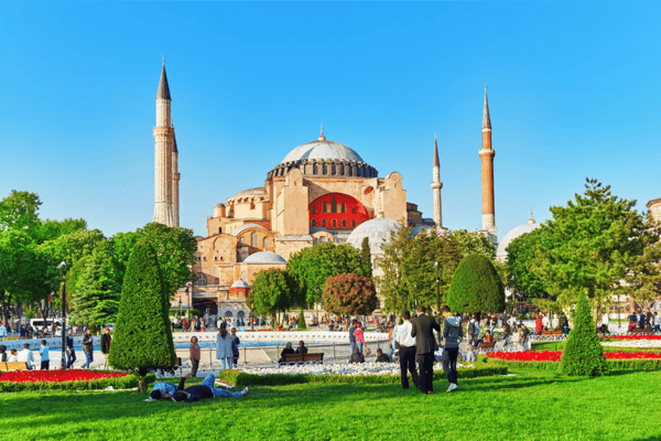 hagia sophia in istanbul turkey