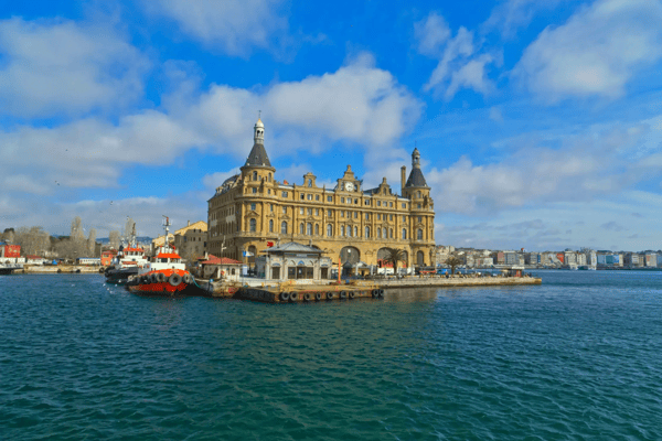 haydarpasa railway and ferry station in kadikoy istanbul turkey