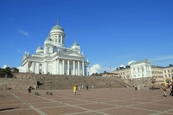 helsinki finland finnish evangelical lutheran cathedral of helsinki finland the church