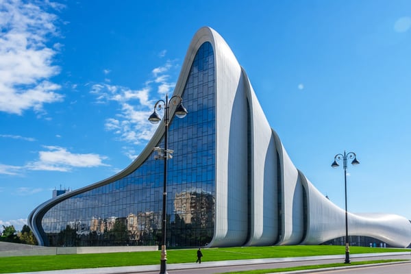 heydar aliyev center museum in baku azerbaijan