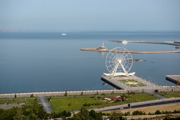 highland Park to the Baky seafront and Baku eye