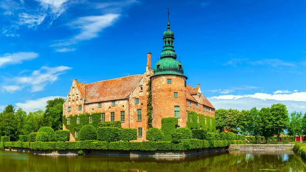 historic castle of vittskovle in south sweden