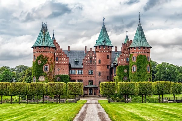 historic trolleholm castle situated near to the swedish town of eslov