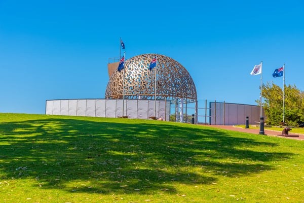 hmas sydney ii memorial in gerladton australia
