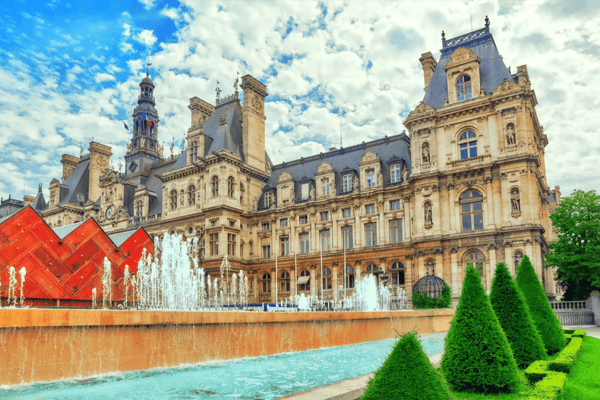 hotel de ville in paris is the building housing city s local administration it has been the france