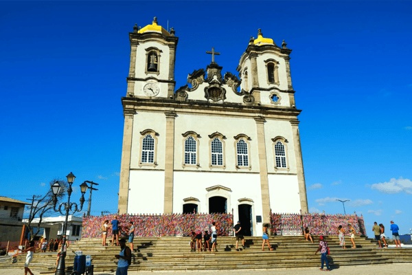 igreja de nosso senhor do bonfim a catholic church located in salvador bahia in brazil