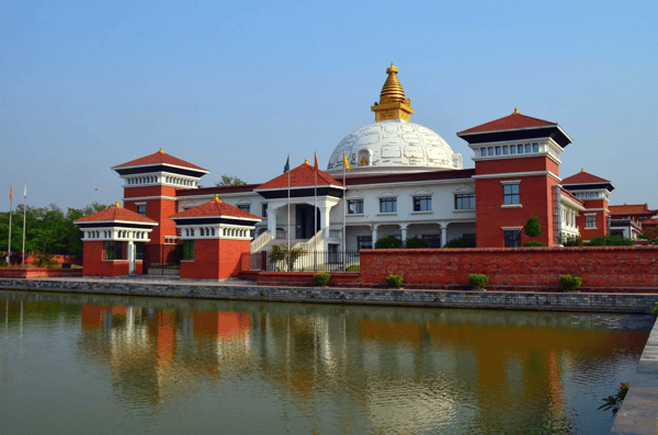 international gautami nuns temple in lumbini nepal birthplace of buddha siddhartha gautama