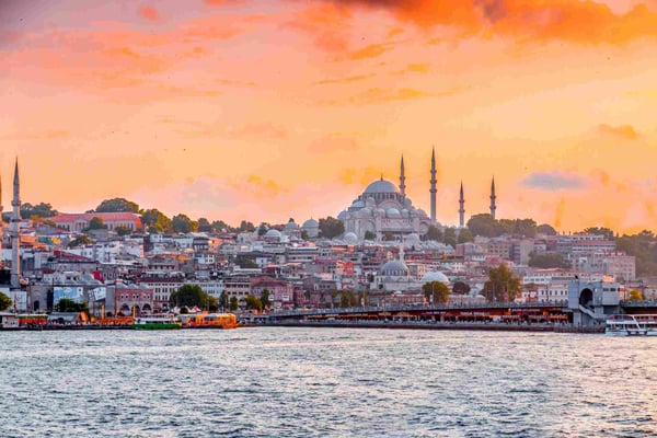 istanbul in sunset