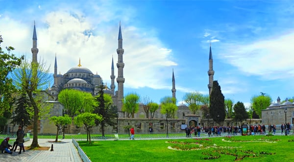 istanbul turkey circa hagia sophia a museum in istanbul turkey many tourists are waiting
