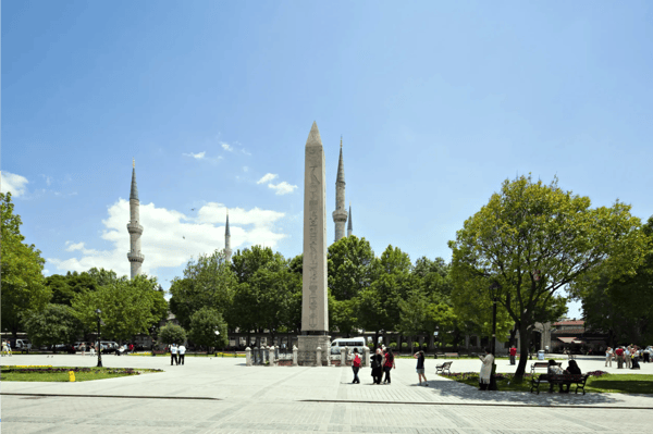 istanbul turkey sultanahmet square in istanbul on of june sultanahmet mosque