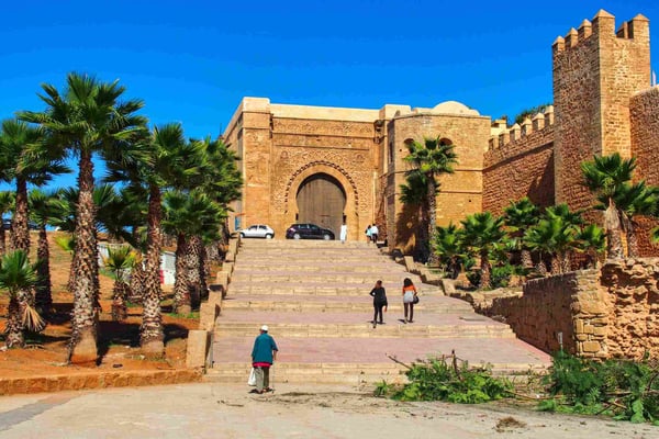 kasbah of the udayas in rabat morocco 