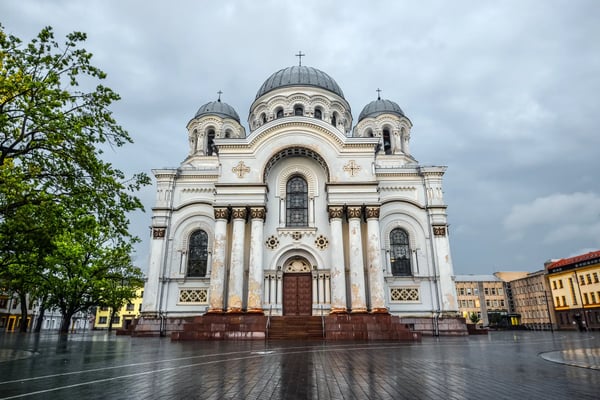kaunas lithuania kaunas cathedral of the annunciation kaunas lithuania