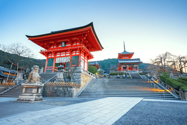 kiyomizu dera the buddhist temple in kyoto japan