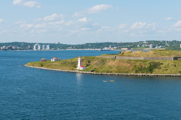lighthouse and fortification georges Island halifax