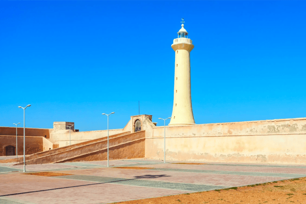 lighthouse in rabat phare de rabat in morocco lighthouse is located near the kasbah of the udayas at