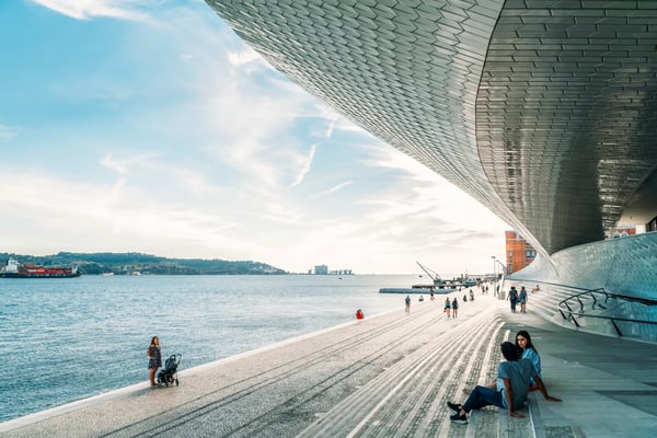lisbon portuga the new museum of art architecture and technology museu de arte