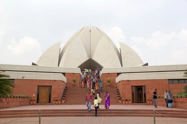 lotus temple i a bahai house of worship delhi india