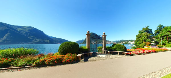 lugano switzerland images of the gulf of lugano and ciani park botanical park of the
