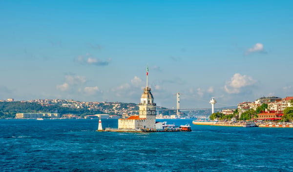 maiden s tower in istanbul turkey kiz kulesi
