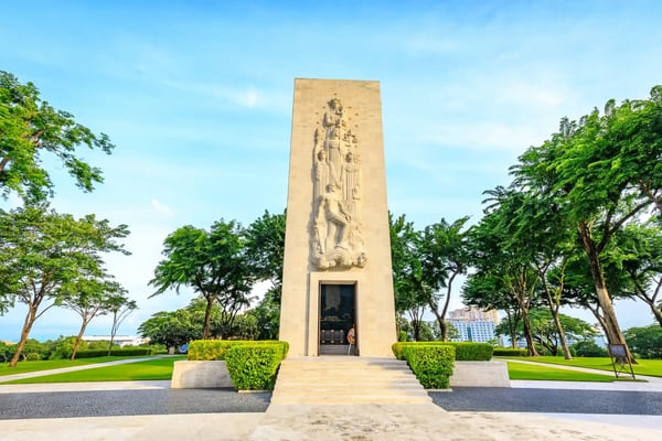 manila american cemetery in taguig city metro manila philippines